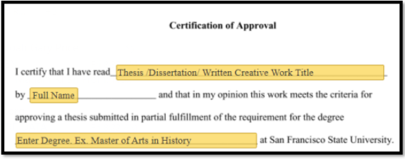 thesis submission certificate format