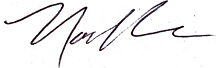 Dean Noah Price Signature